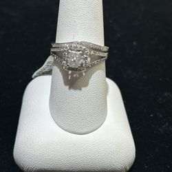 14K WG 2 Piece .50ct Tw Diamond Wedding Set 