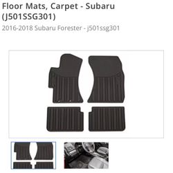 2016-2018 Subaru Forrester Floor Mats *NEW*