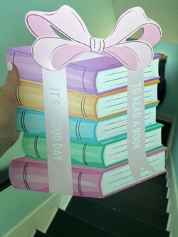 Book sign.