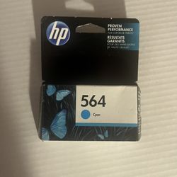 Genuine HP 564 Ink Cartridge CYAN (CB318WN#140) Desk Jet Exp 04/2019