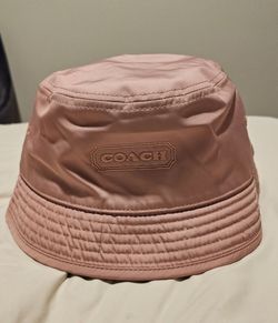 Coach Pink reversible bucket hat