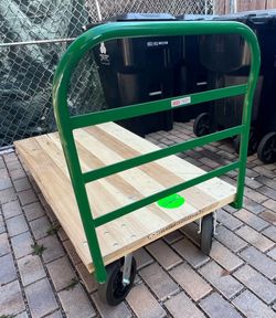 Uline Heavy Duty Wood Platform Truck / Dolly (30" x 60") - Like New
