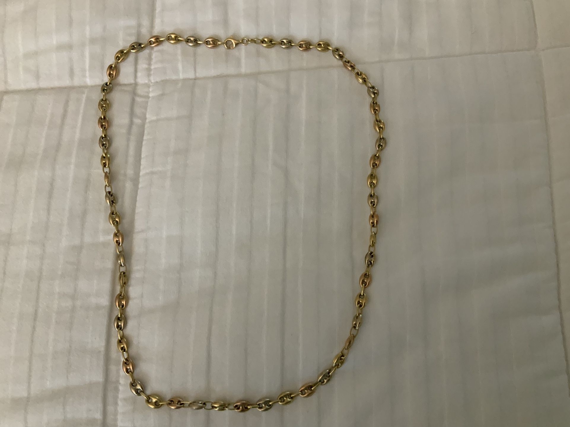 Men Gold Chain 14 K 