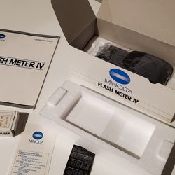 Minolta Flash Meter IV With Original Packaging 