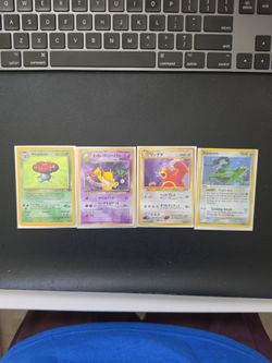 Pokémon Trading Cards Lot of 4