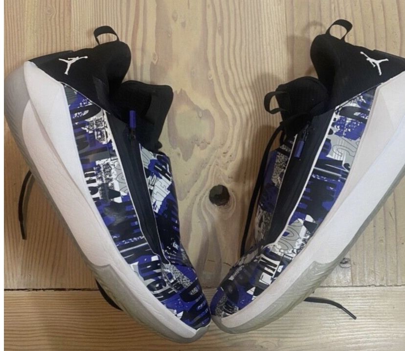 Size 13 - Jordan Jumpman Hustle Dark Concord sneakers basketball shoes