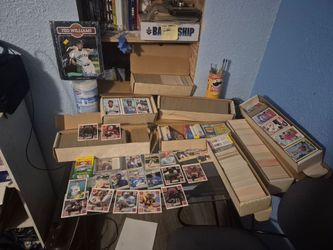 Baseball cards and McDonald's football cards
