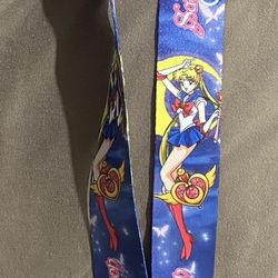 Sailor Moon Lanyard For Keys