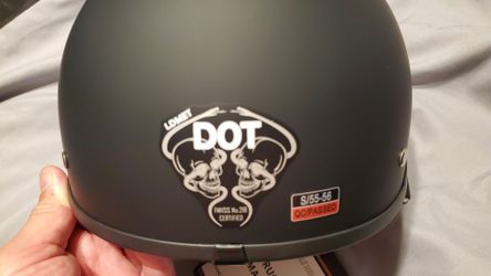 Half helmet size small 55-56 DOT Approved