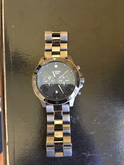 Nixon charcoal grey ranger chronological watch