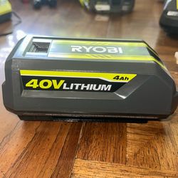 RYOBI 40V Lithium-Ion 4.0 Ah Battery