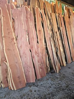 Cedar  slabs