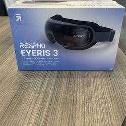 BRAND NEW(BOXED) RENPHO Eyeris 3 Eye Massager - Voice Control - Improve Sleeping Quality -Heated