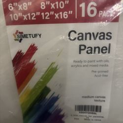 New 16 pack of canvases