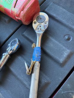 Chrome Ratchet Wrench  with Knurled Handle