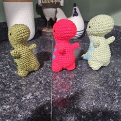 Handmade Dinosaur Toy Or Decoration For Kids Rooms