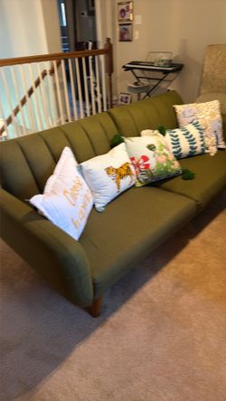 Futon Couch / PB Cbest / Mirror Set