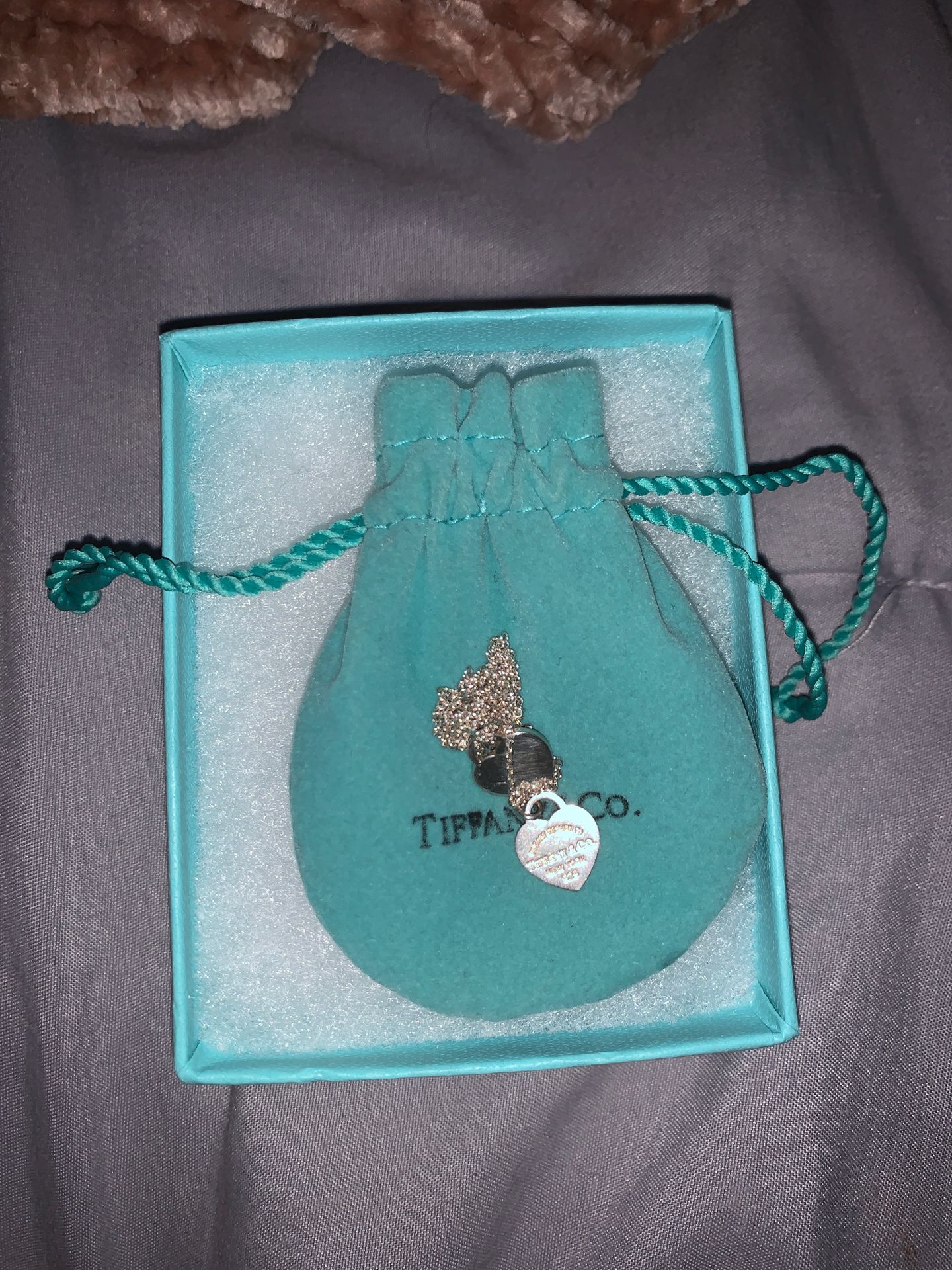 Tiffany’s double heart necklace