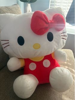 Large Red Hello Kitty Plushie