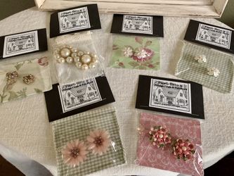 Magnets Made From Vintage Jewelry And Buttons