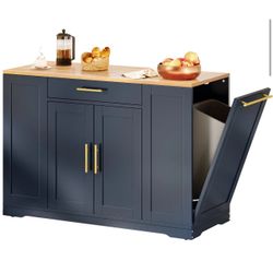 New in box Navy Bar Cart