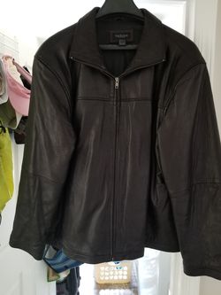 Leather Jacket Van Heusen