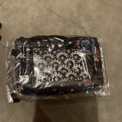 Vera Bradley Iconic Zip ID Case Holiday Owls 