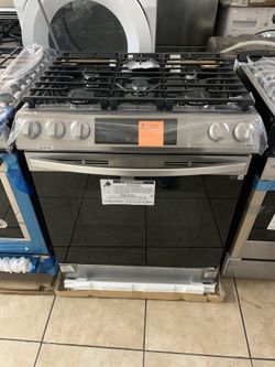 Samsung 5 Burner Slide In Gas Stove Brand New 
