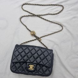 Vintage Channel Leather Bag 