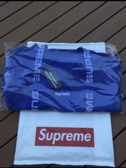 Supreme duffle bag blue NEW