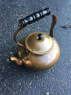 Vintage copper Tea Kettle