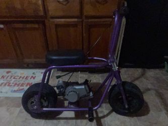Purple micro mini