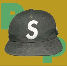 Supreme Gold Cross S Logo New Era Fitted Hat