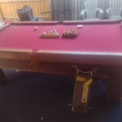 Pool table for sale. Please call (contact info removed)00 fbarry $,1500 pool tape.