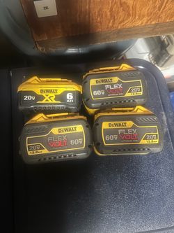 DeWalt batteries not charging for parts