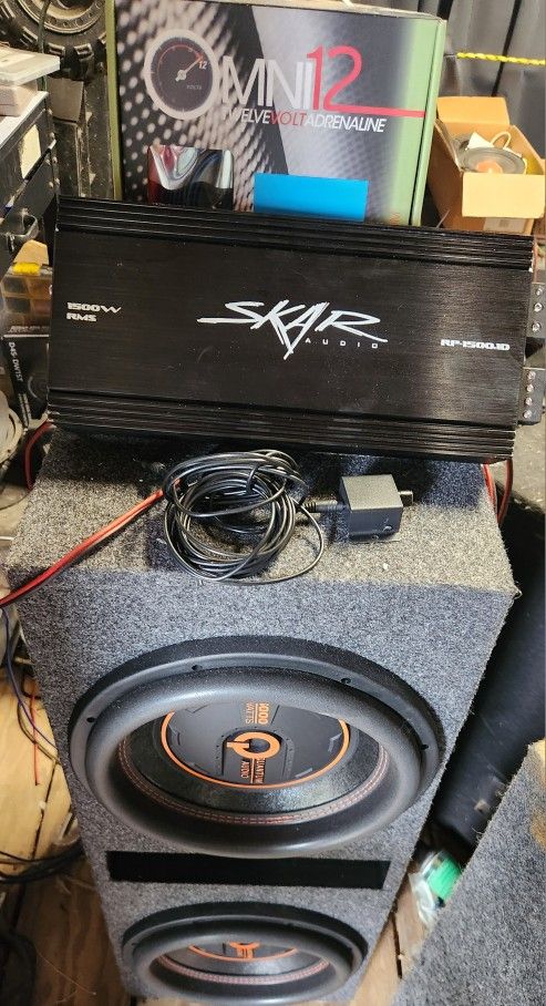 12s Bass Kit Subs Amp And Installation Kit Quantum Skar
