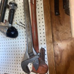 Wrenches And Nail Gun 