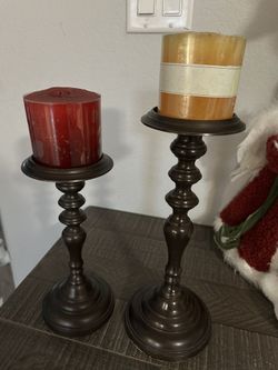 Candle Holders With Candles