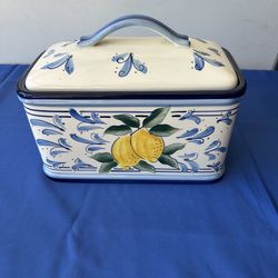 Ceramic bread box