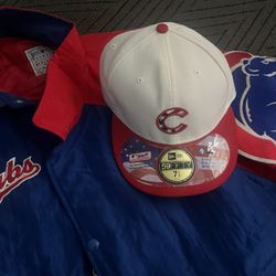Cubs Starter Jacket and Special Edition Hat 