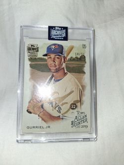 2019 Lourdes Gurriel Jr. Topps Archives Signature Series, Limited Edition No. 14/21 Certified Autograph Only 21 Pcs. In the World, Allen & Ginter, Buy