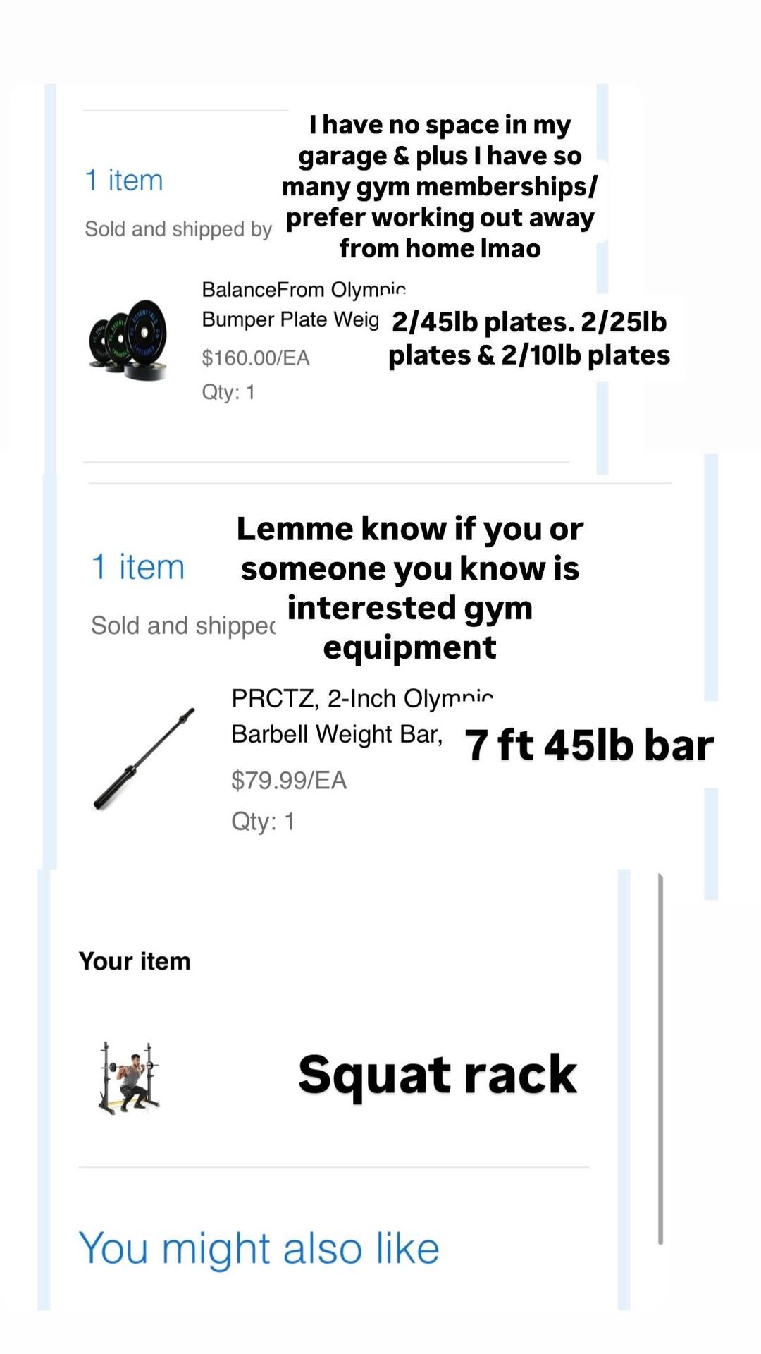 Workout Equipment