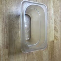 Cambro 1/9 Size 6” Deep Food Pan Clear Polycarbonate 63P-1 NSF Commercial