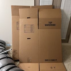 Tall Wardrobe Boxes With Rails