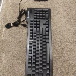 Cyberpower PC Wired Gaming Keyboard  KB-161-306 And Mouse Combo ELITE M1-131