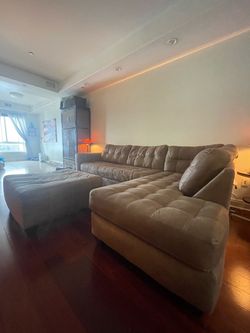 Sectional Couch & Ottoman