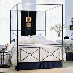 Charles P. Rogers Campaign Canopy Bed Frame(Queen)