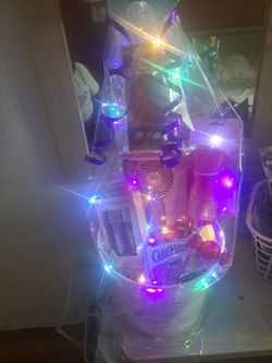 Pastel lite up PARIS HILTON EASTER BASKET