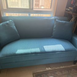 Teal - Blue Green Couch 