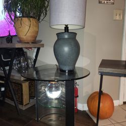 Tear Drop Glass Table